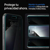 Spigen EZ FIT GLAS.tR Privacy iPhone 15 Pro Max (2 UND)