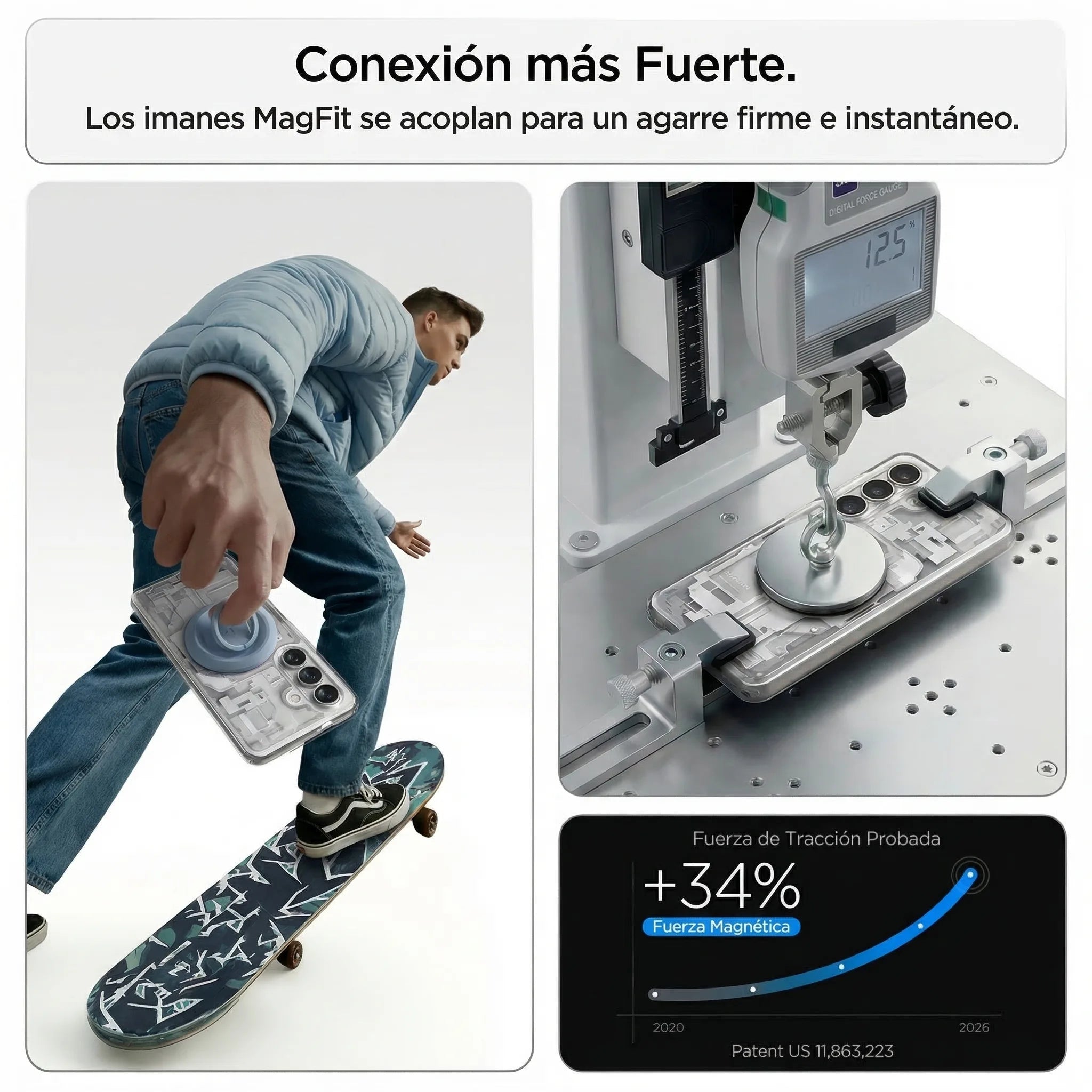 Case Spigen Ultra Hybrid Zero One Mag Fit Galaxy S26 Plus (MagSafe) Qi2 - White