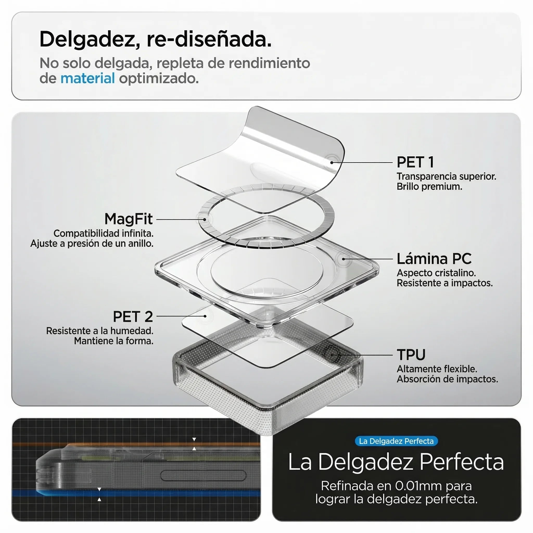 Case Spigen Ultra Hybrid Zero One Mag Fit Galaxy S26 (MagSafe) Qi2 - Black