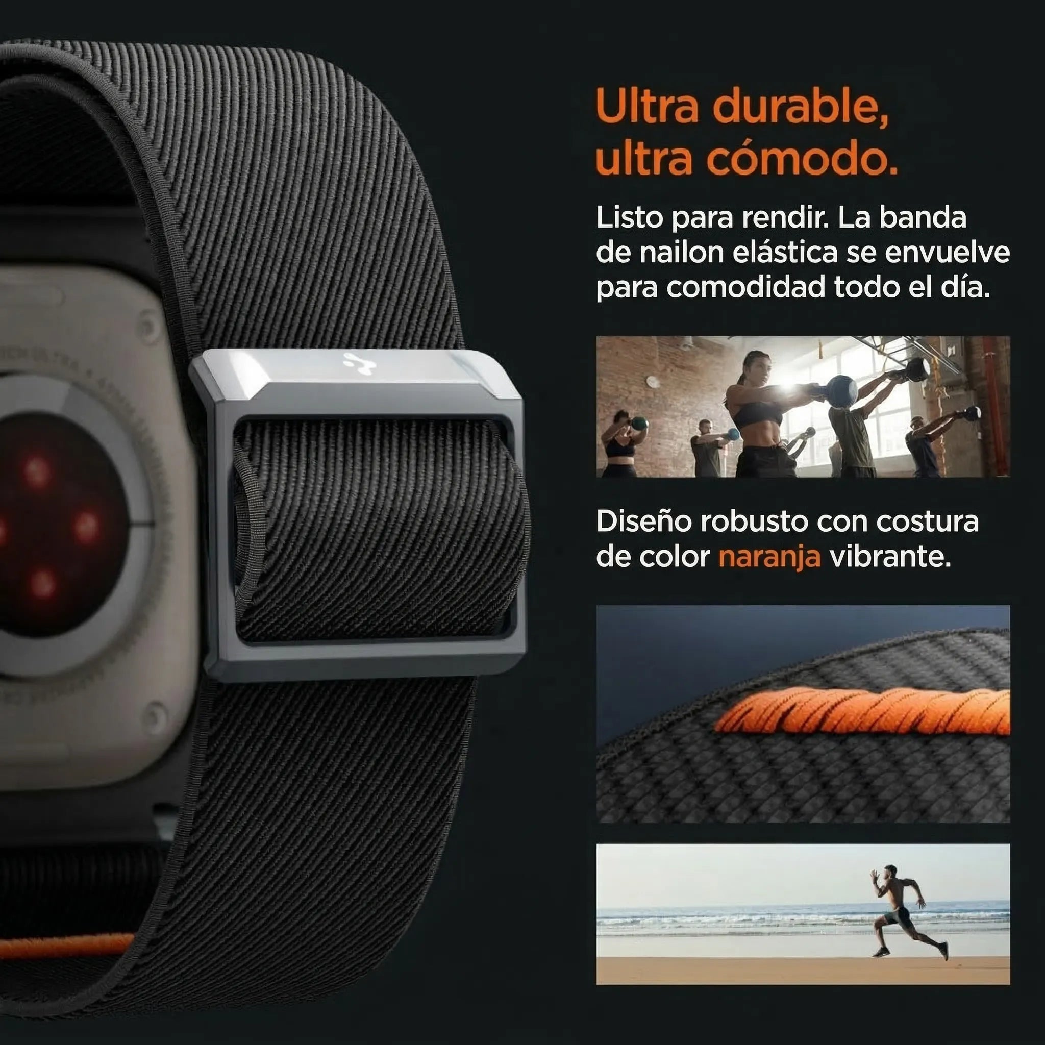 Case + Correa Spigen Lite Fit Pro Apple Watch Ultra Serie 1/2/3 49mm