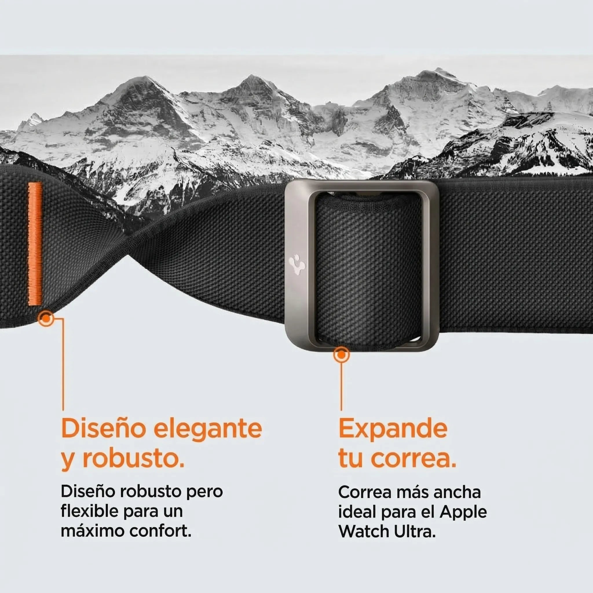 Case + Correa Spigen Lite Fit Pro Apple Watch Ultra Serie 1/2/3 49mm