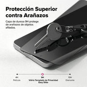 Protector de Pantalla Vidrio Ringke Anti-espía Galaxy S26 (Instalador) 2 UND