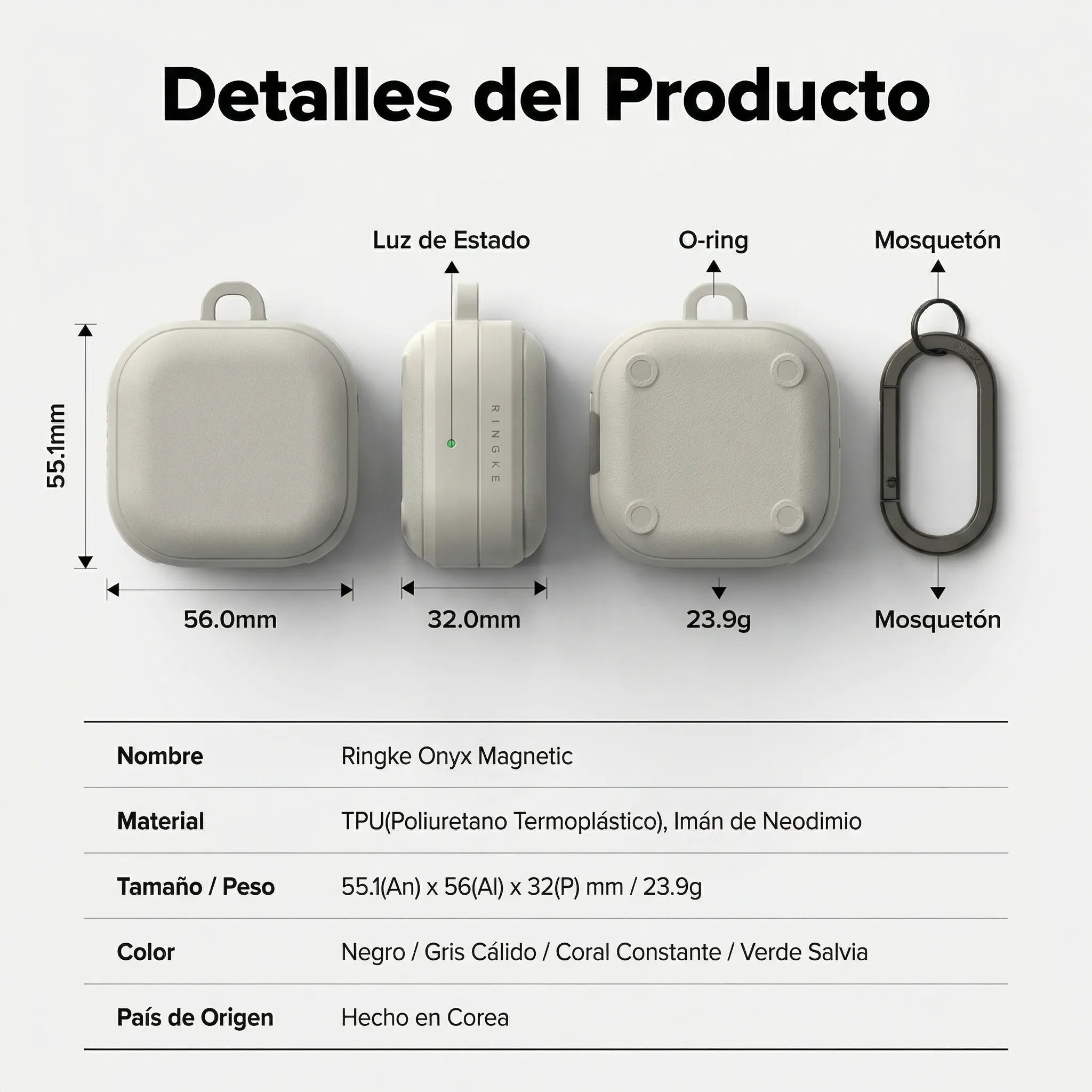 Case Ringke Onyx Magnetic Galaxy Buds 4 / 4 Pro (MagSafe)