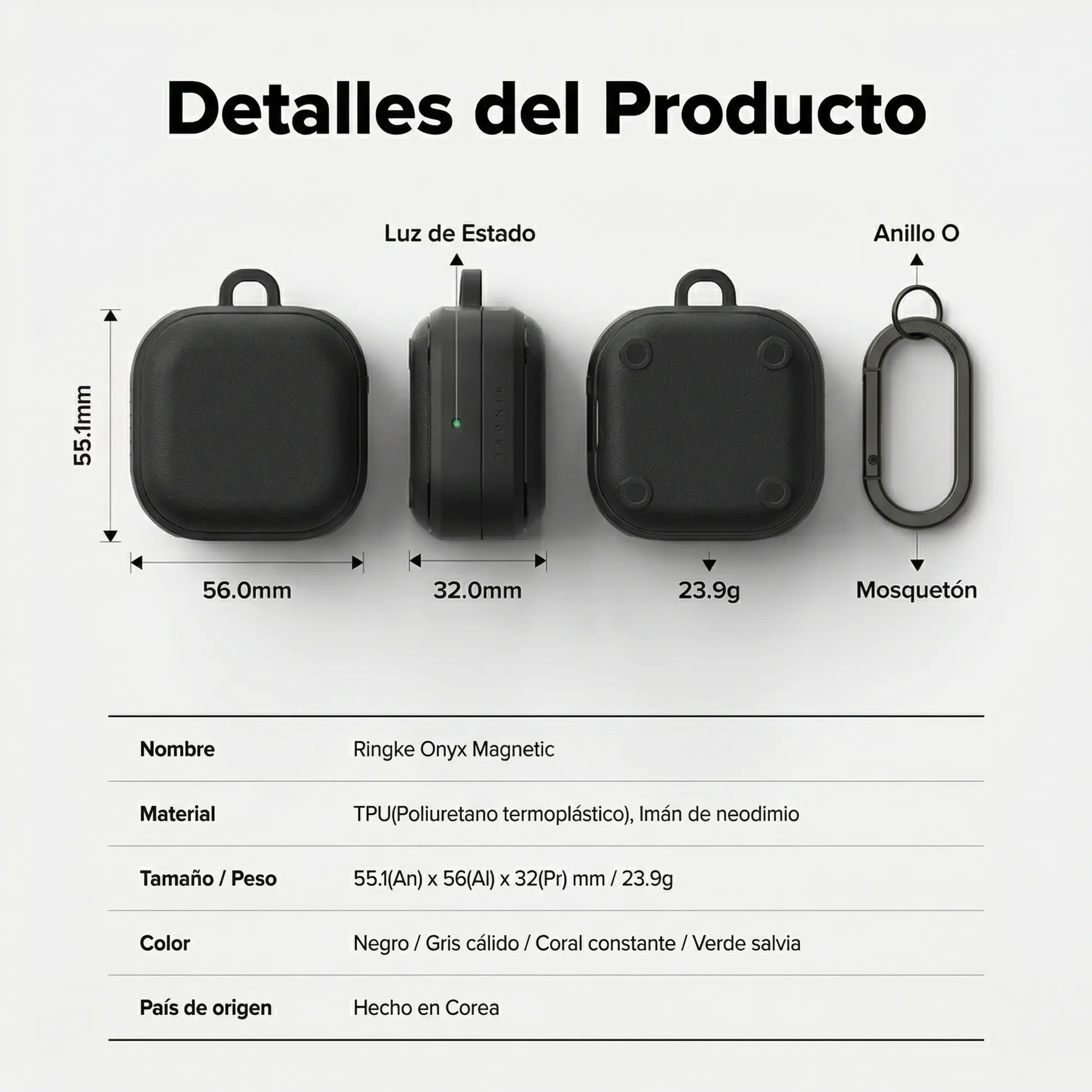 Case Ringke Onyx Magnetic Galaxy Buds 4 / 4 Pro (MagSafe)
