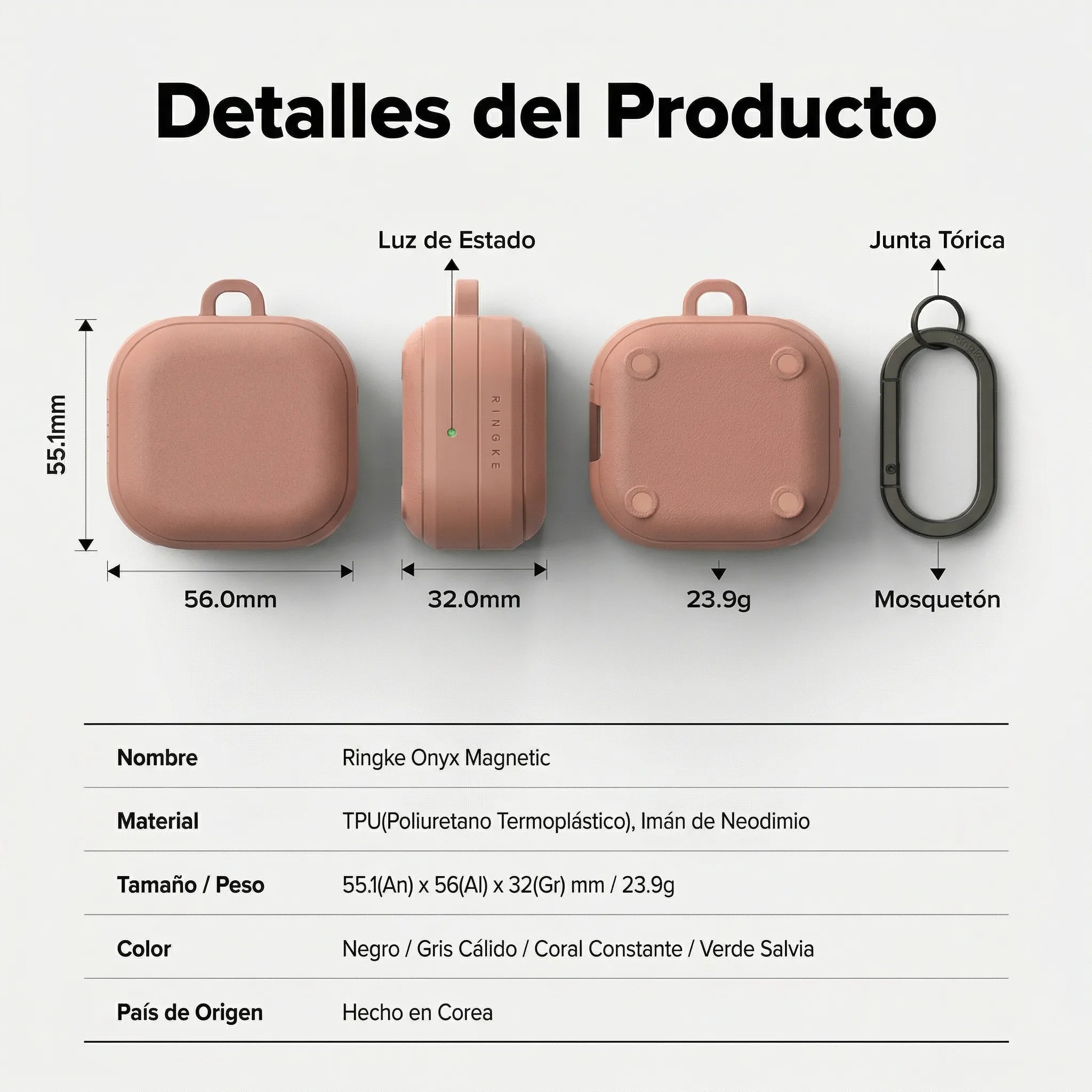 Case Ringke Onyx Magnetic Galaxy Buds 4 / 4 Pro (MagSafe)