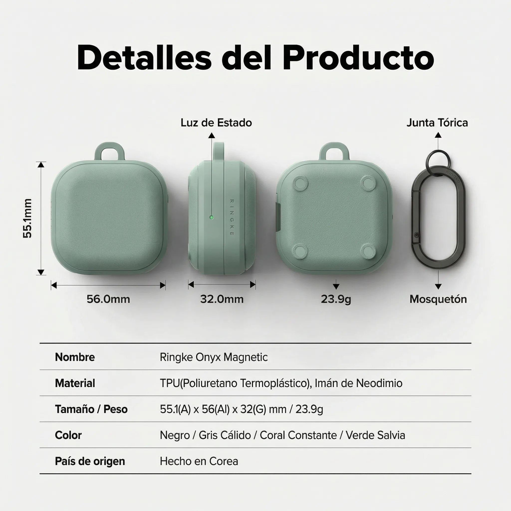 Case Ringke Onyx Magnetic Galaxy Buds 4 / 4 Pro (MagSafe)