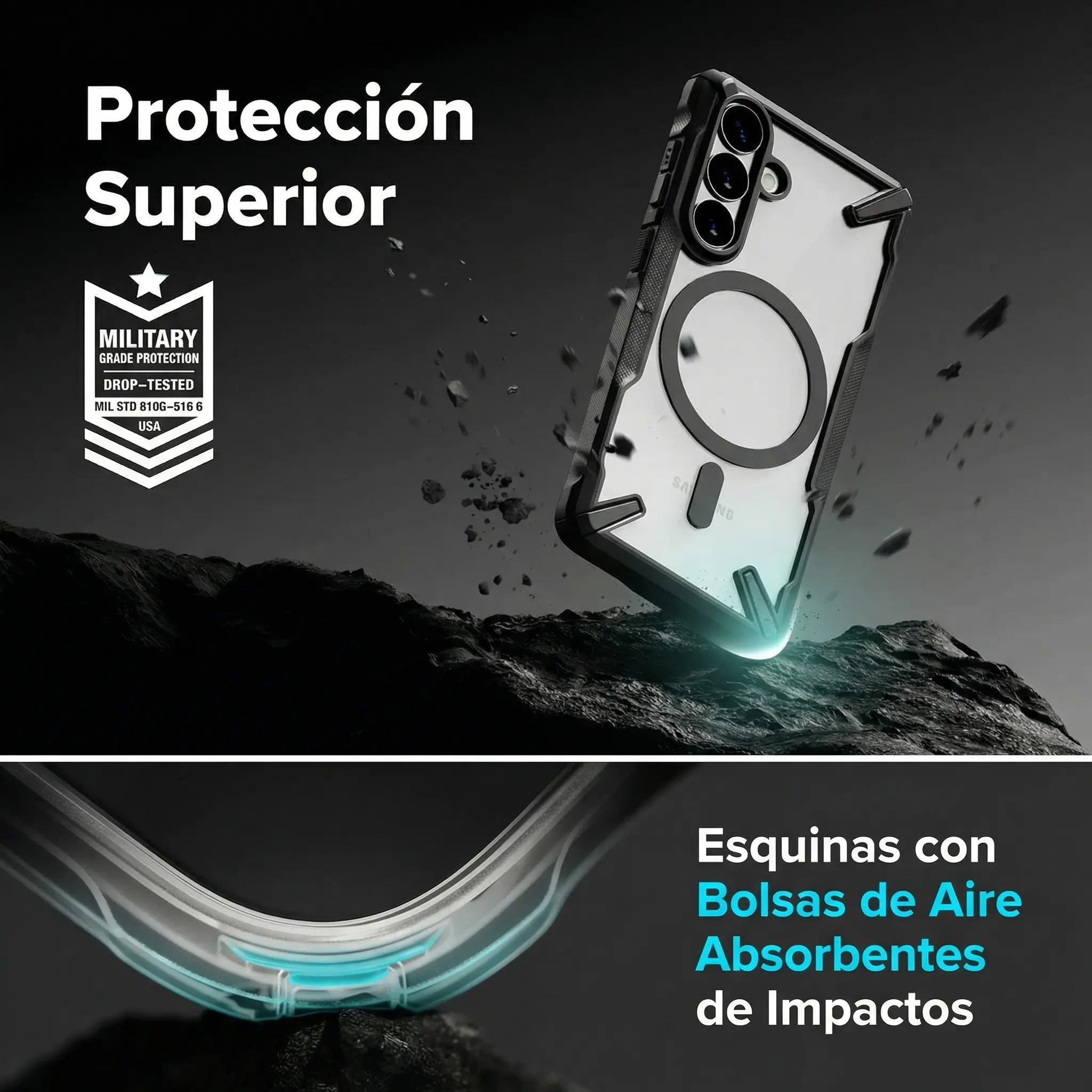 Case Ringke Fusion X Magnetic Galaxy S26 (MagSafe) - Black