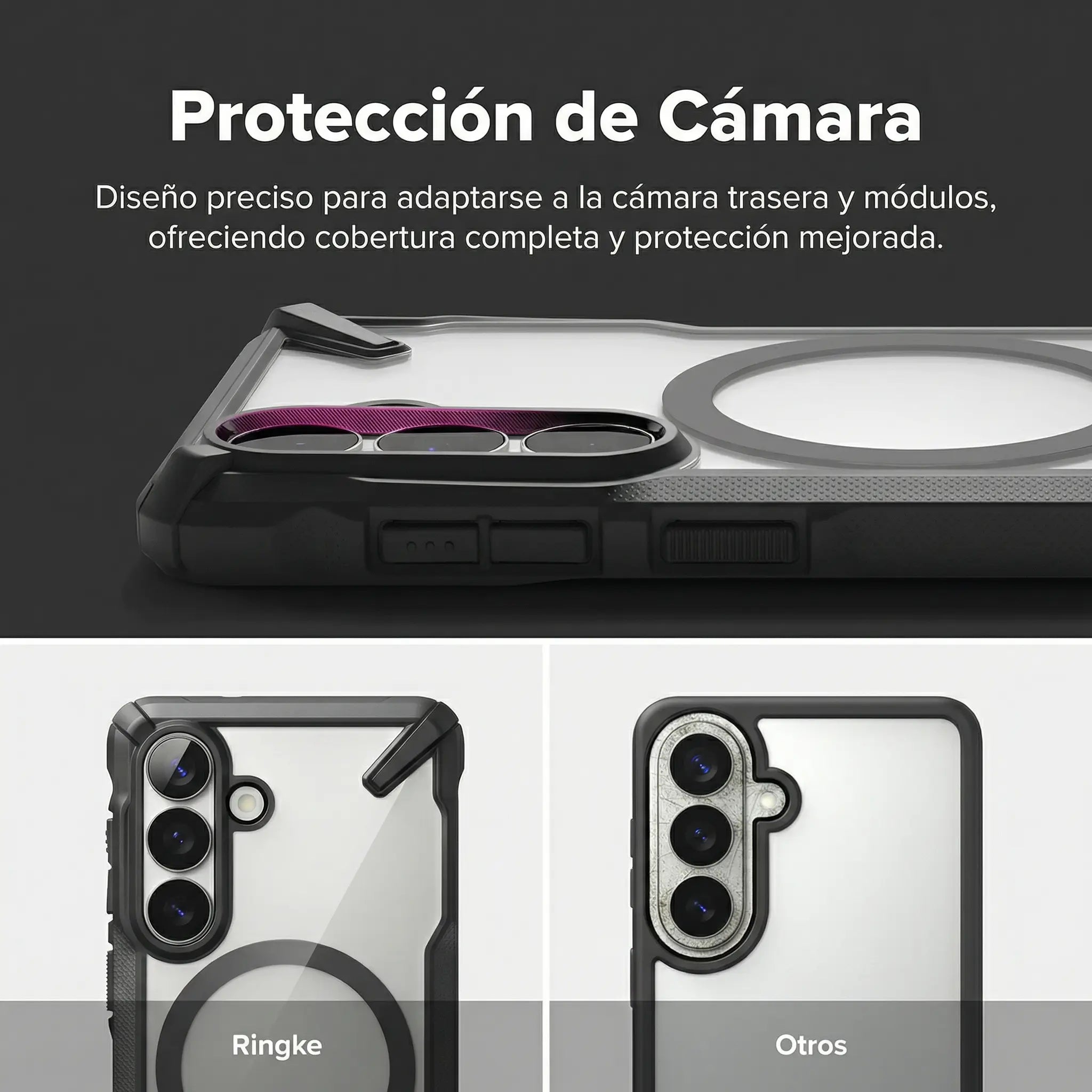 Case Ringke Fusion X Magnetic Galaxy S26 (MagSafe) - Black
