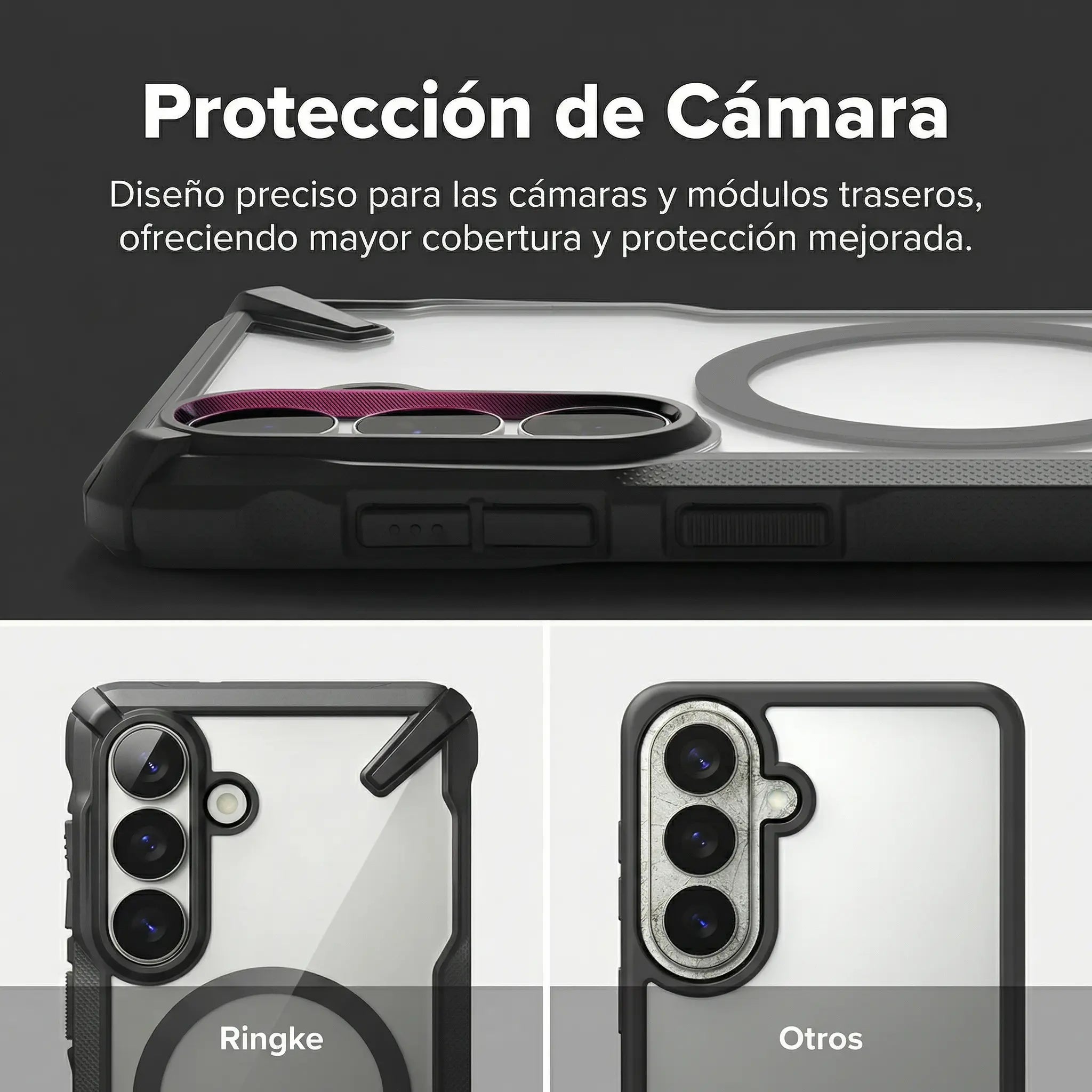 Case Ringke Fusion X Magnetic Galaxy S26 Plus (MagSafe) - Black