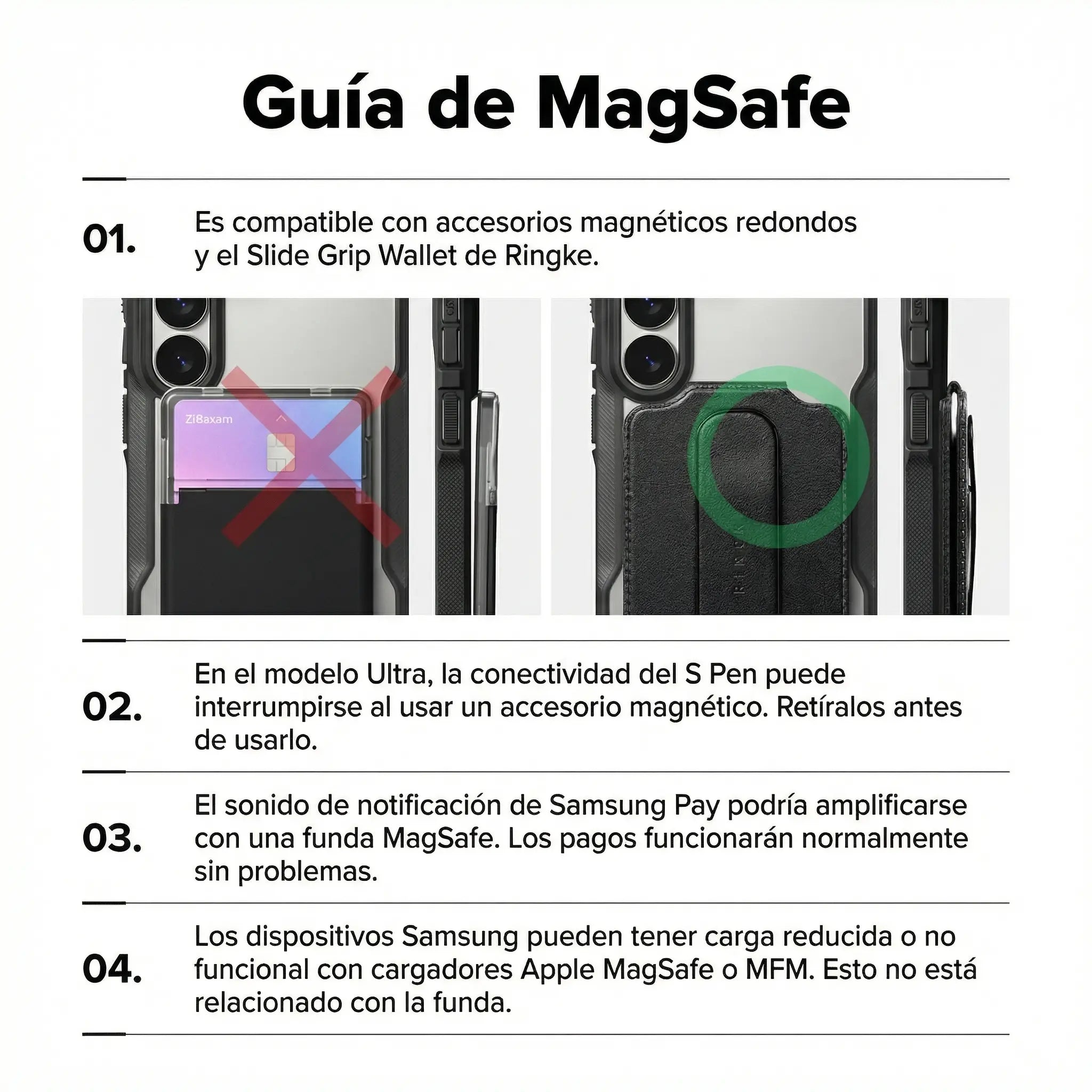 Case Ringke Fusion X Magnetic Galaxy S26 Plus (MagSafe) - Black
