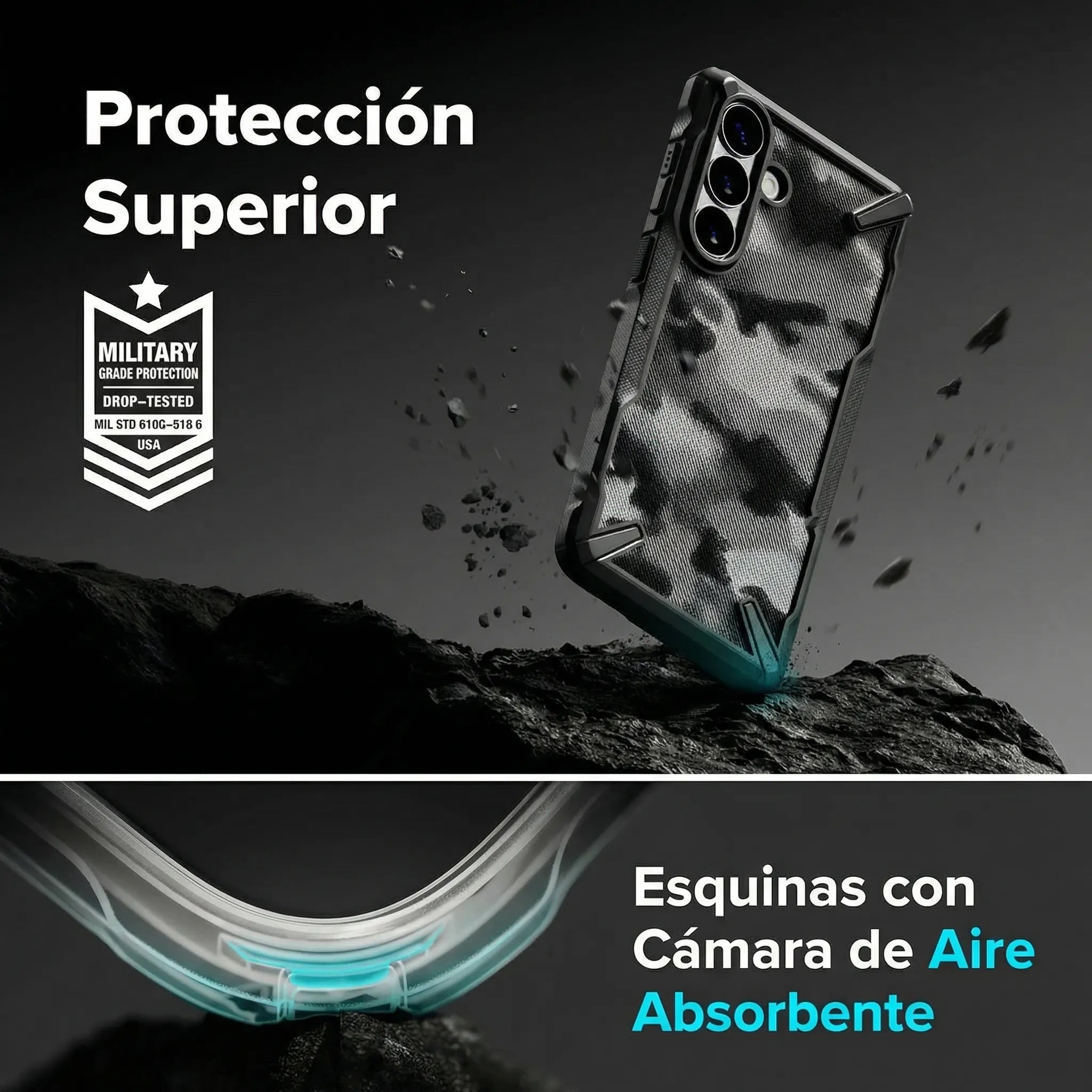 Case Ringke Fusion X Galaxy S26 Plus - Camo Black