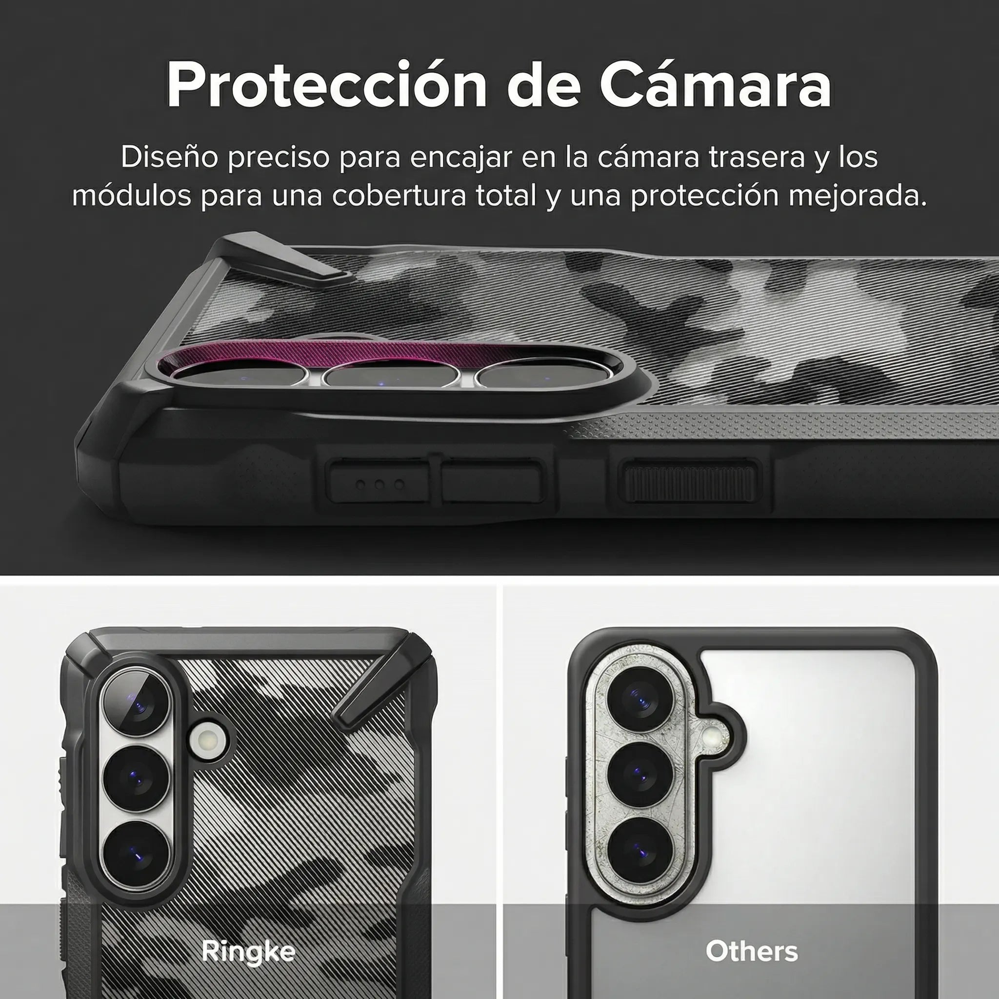 Case Ringke Fusion X Galaxy S26 Plus - Camo Black