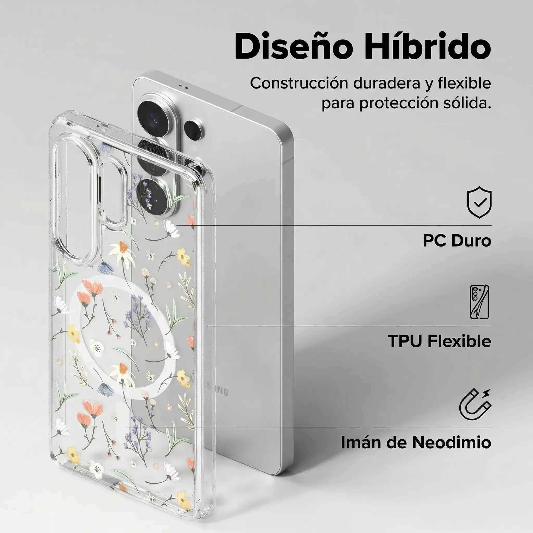 Case Ringke Fusion Magnetic Galaxy S26 Ultra (MagSafe) - Dry Flowers