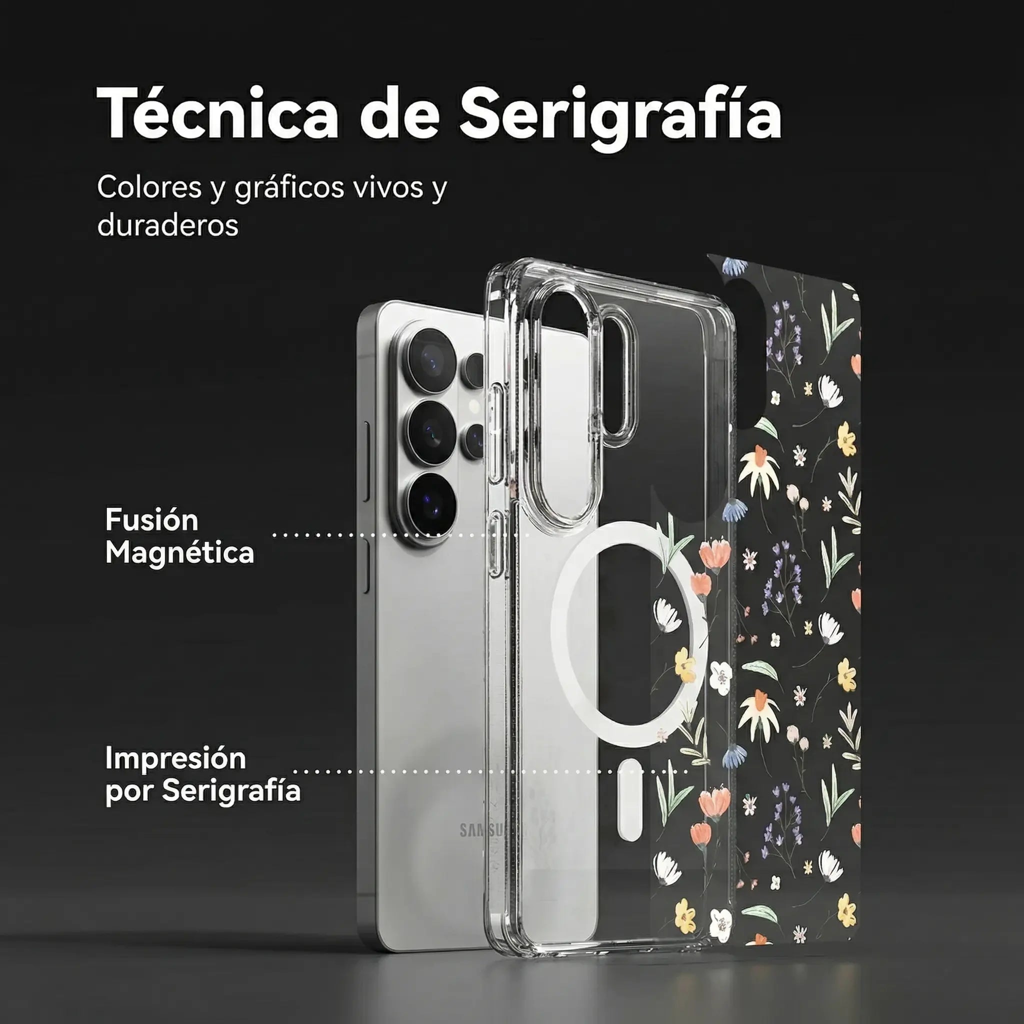 Case Ringke Fusion Magnetic Galaxy S26 Ultra (MagSafe) - Dry Flowers