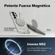 Case Ringke Fusion Magnetic Galaxy S26 Ultra (MagSafe) - Dry Flowers