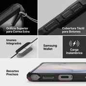 Case Ringke Fusion X Magnetic Galaxy S26 Ultra (MagSafe) - Black