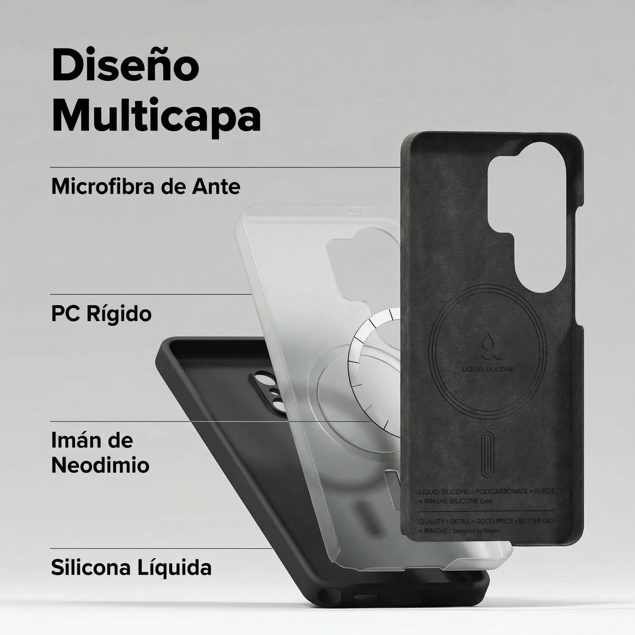 Case Ringke Silicone Magnetic Galaxy S26 Ultra (MagSafe)