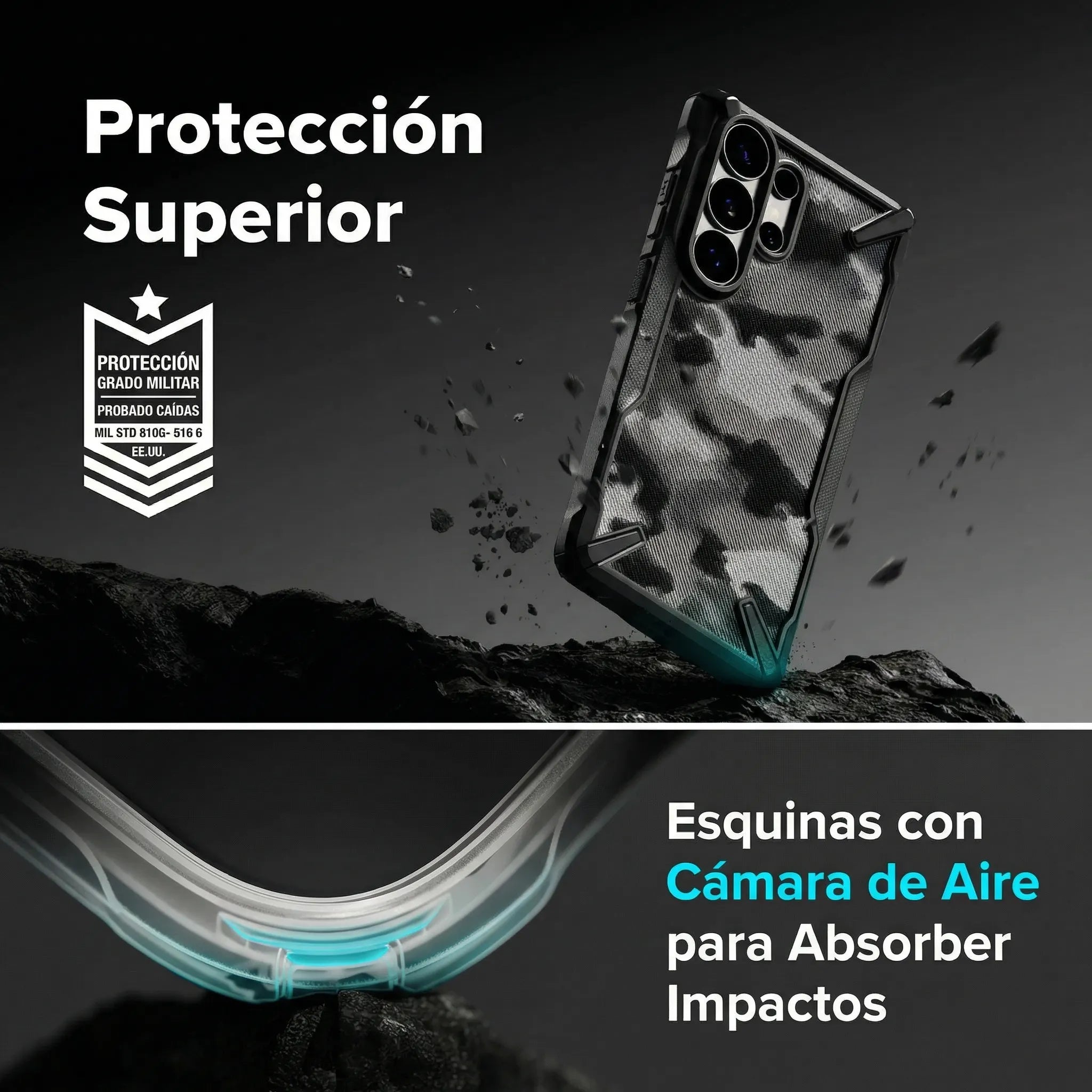 Case Ringke Fusion X Galaxy S26 Ultra - Camo Black
