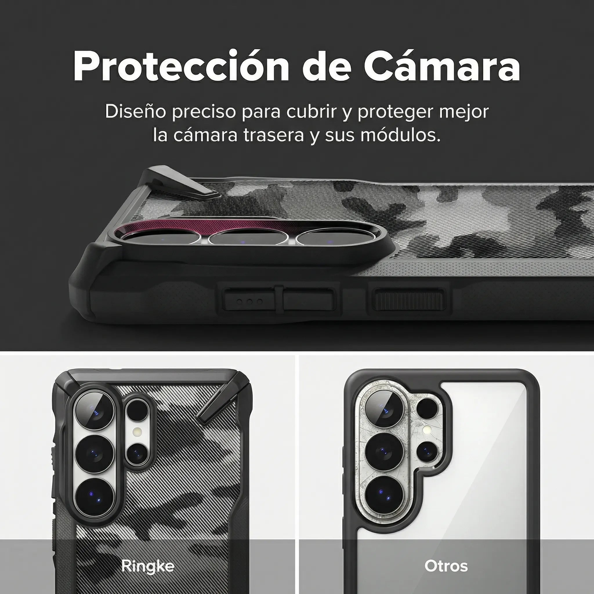 Case Ringke Fusion X Galaxy S26 Ultra - Camo Black