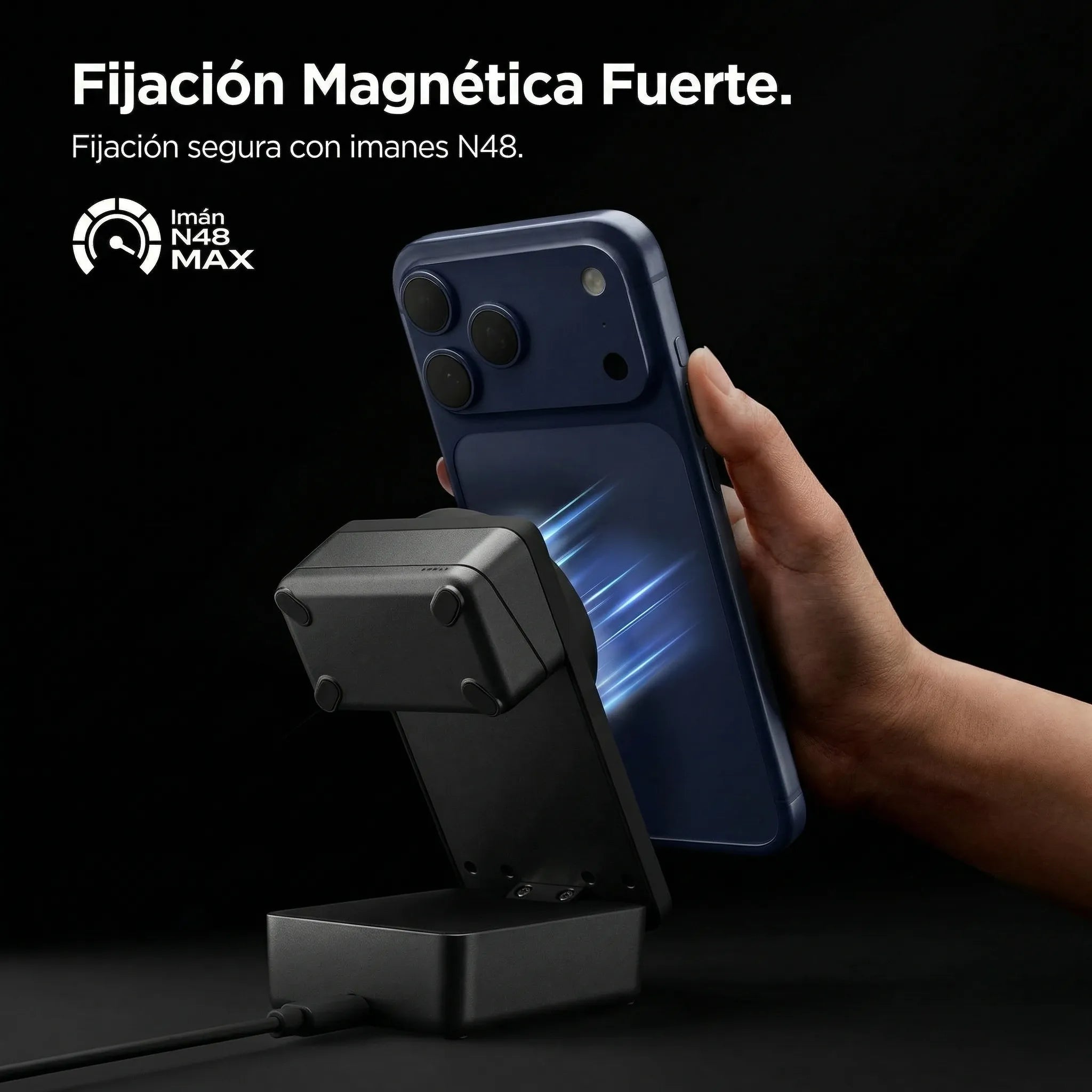 Spigen Soporte de carga inalámbrica plegable Qi2.2 (Magsafe)