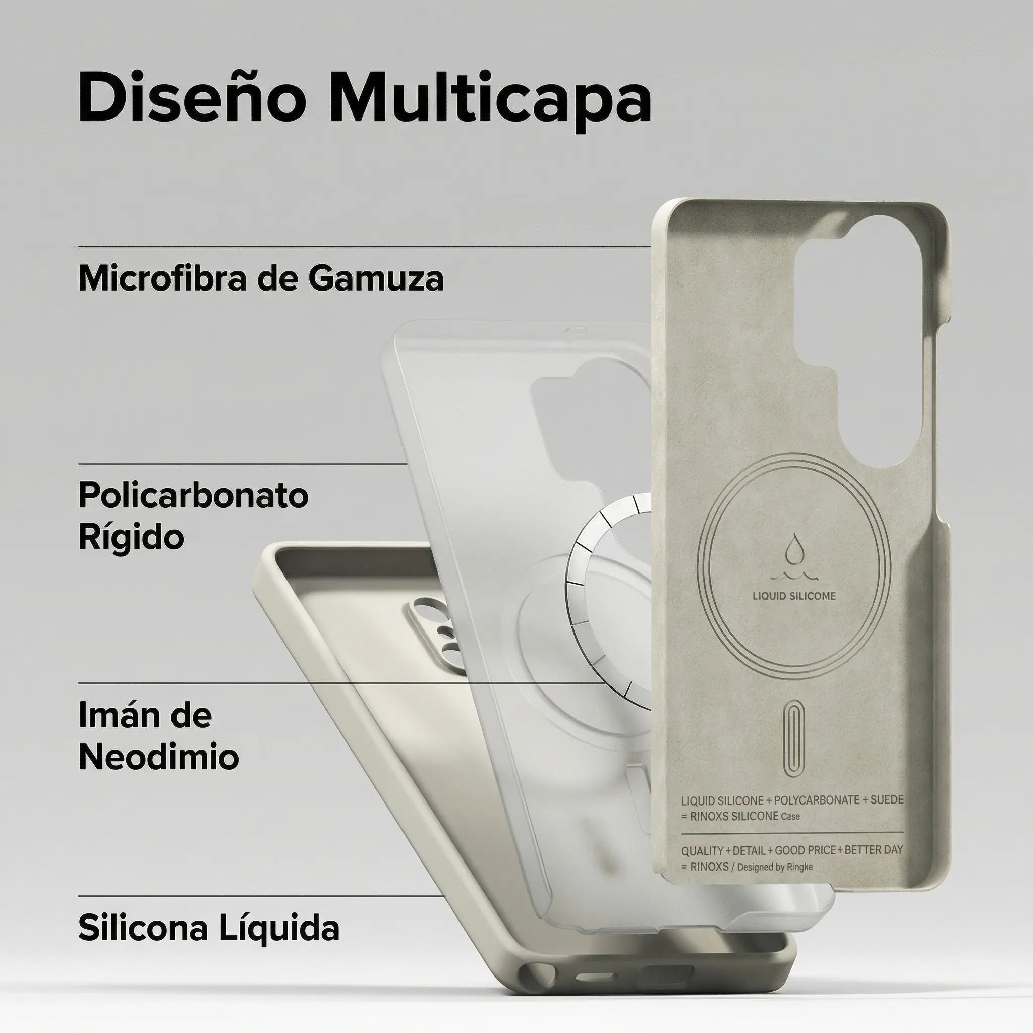 Case Ringke Silicone Magnetic Galaxy S26 Ultra (MagSafe)