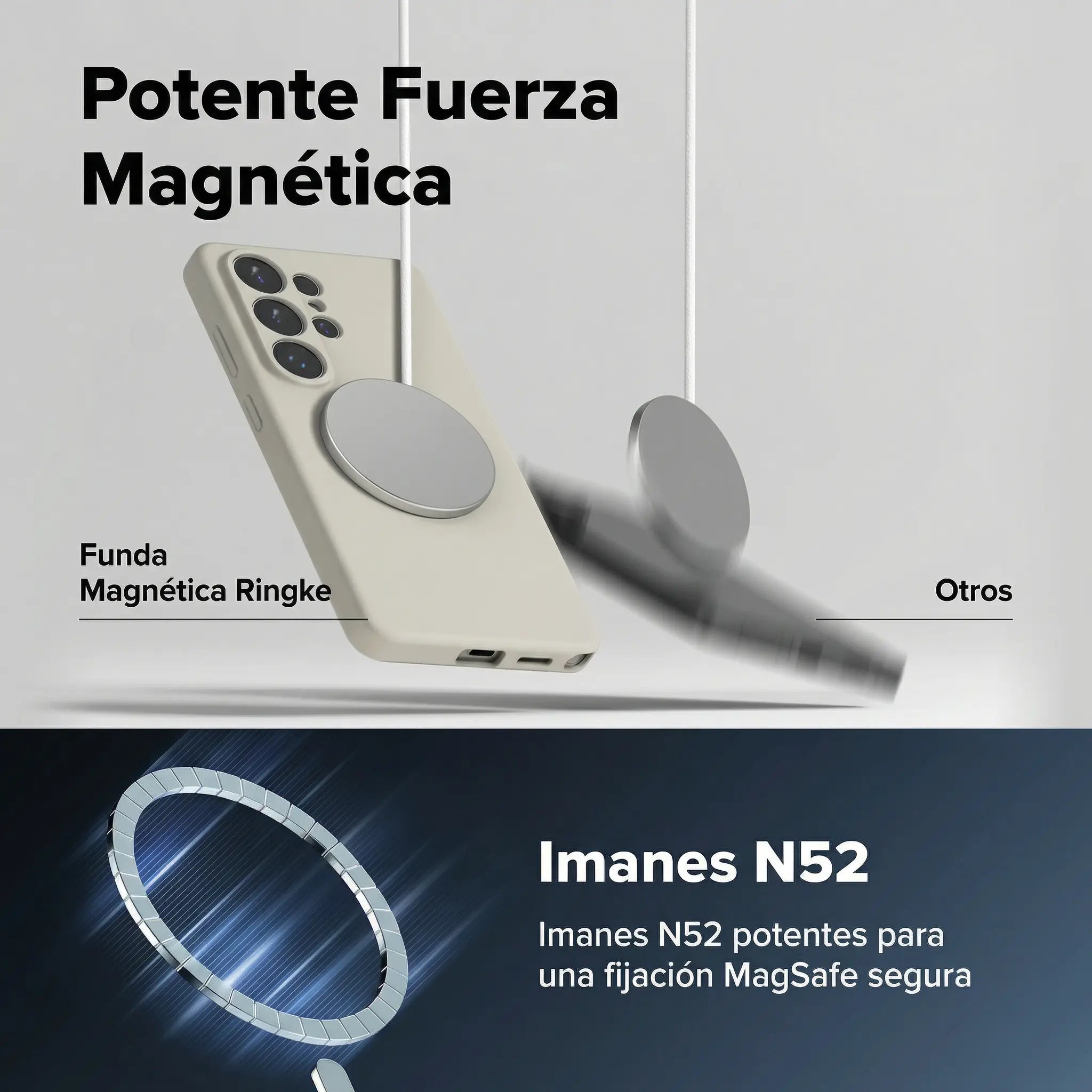 Case Ringke Silicone Magnetic Galaxy S26 Ultra (MagSafe)