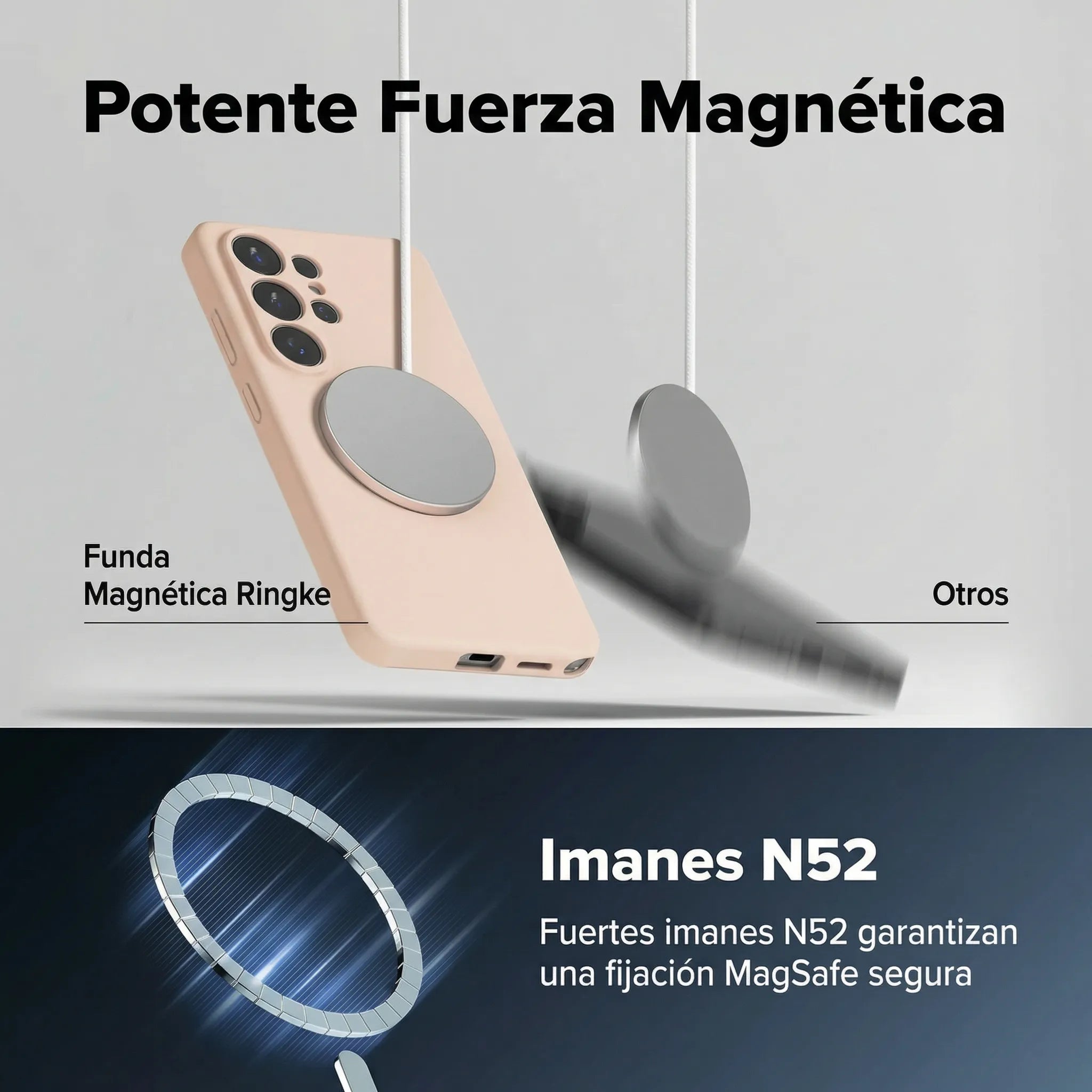 Case Ringke Silicone Magnetic Galaxy S26 Ultra (MagSafe)