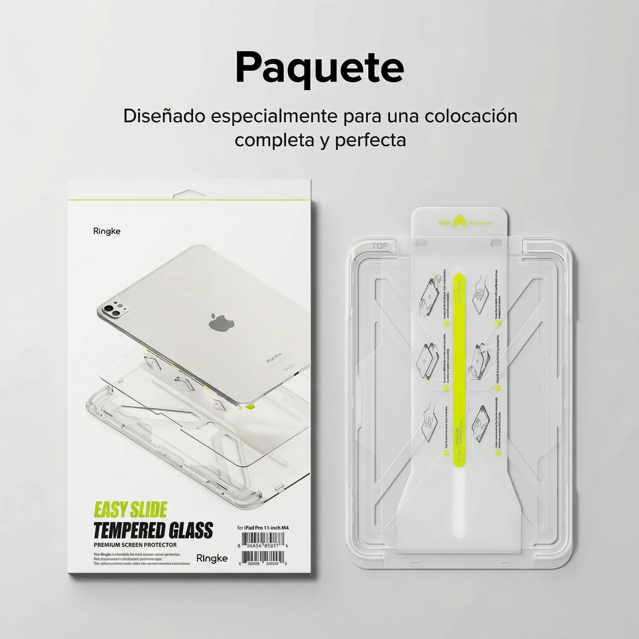 Protector de Pantalla Ringke ID Glass iPad Pro 11" M5 M4 (2025-2024)
