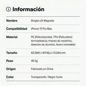 Ringke UX Magnetic iPhone 17 Pro Max - Clear