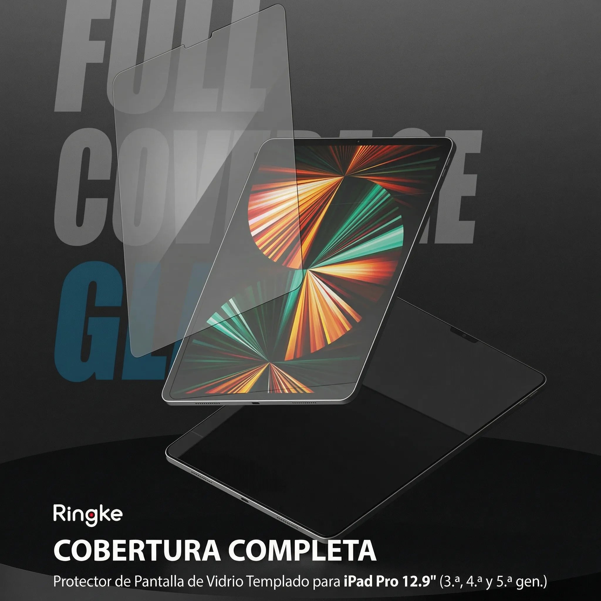 Protector de Pantalla Ringke ID Glass iPad Pro 12.9" (6th, 5th, 4th, 3th Generation)
