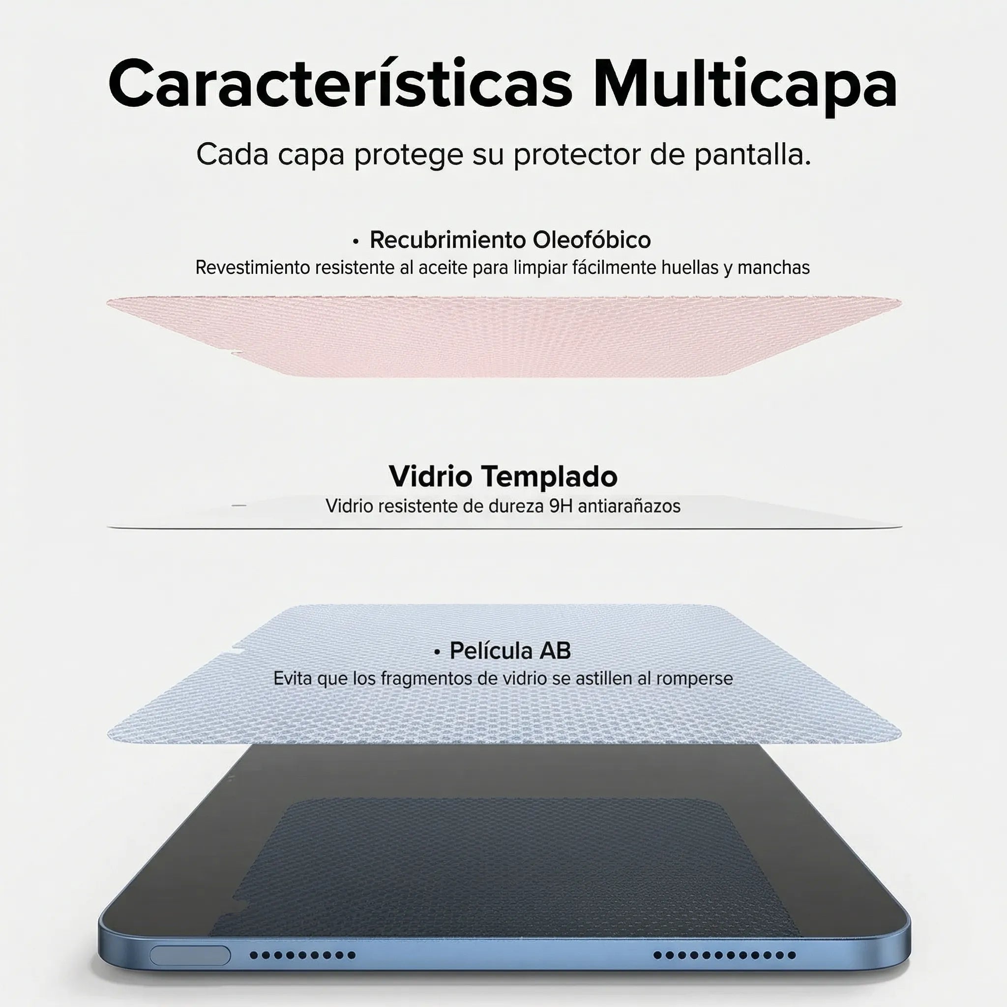 Protector de Pantalla Ringke ID Glass iPad 11" (A16) 2025 / iPad 10.9" (10th Generation) 2022