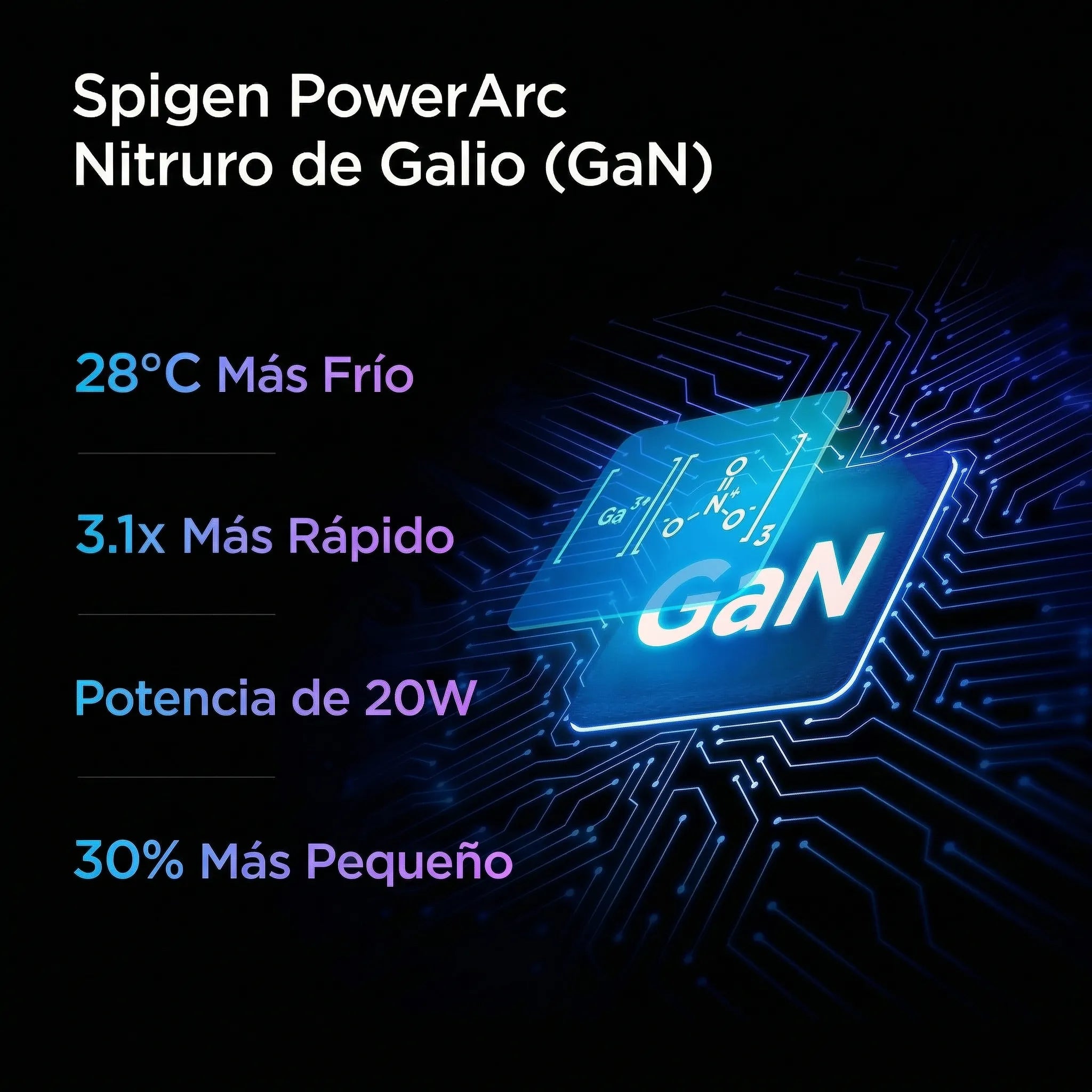 Cargador Spigen ArcStation Pro 20W Wall Charger - Tipo C