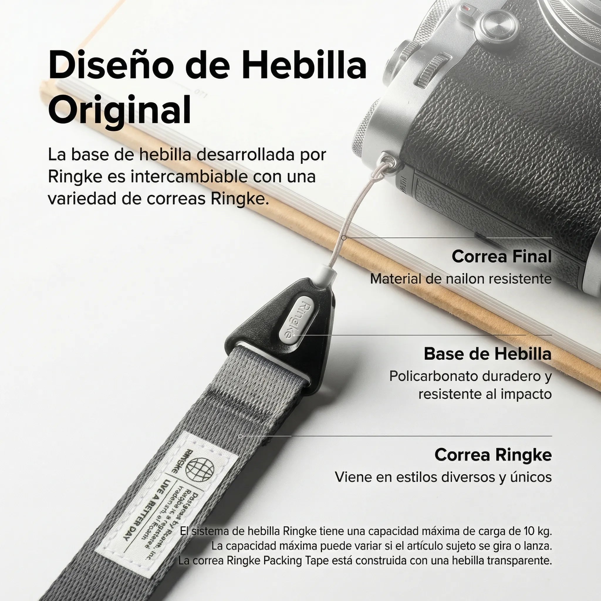 Correa Ringke Design Hand Strap - Ash Orange