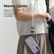 Correa Ringke Design Hand Strap - Stripe Pink