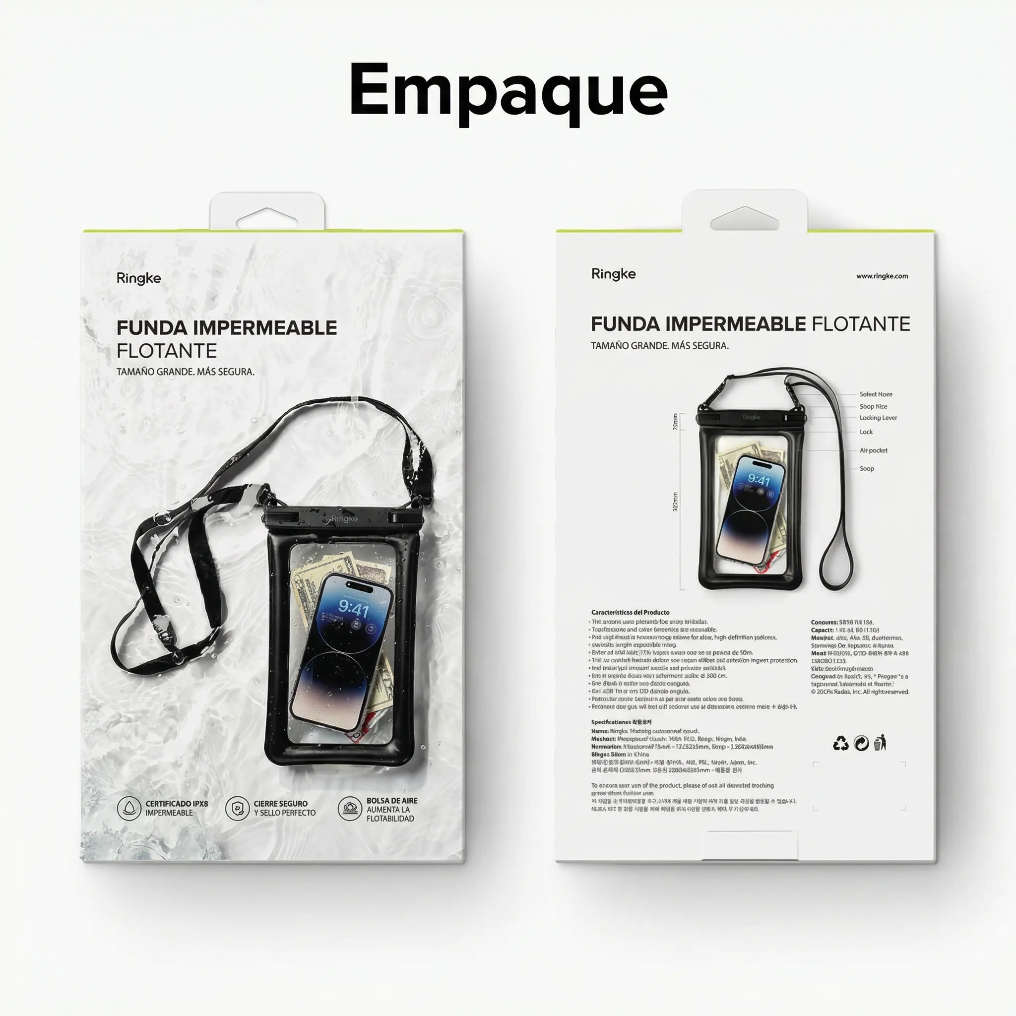 Estuche Acuático Ringke Floating Pouch Universal