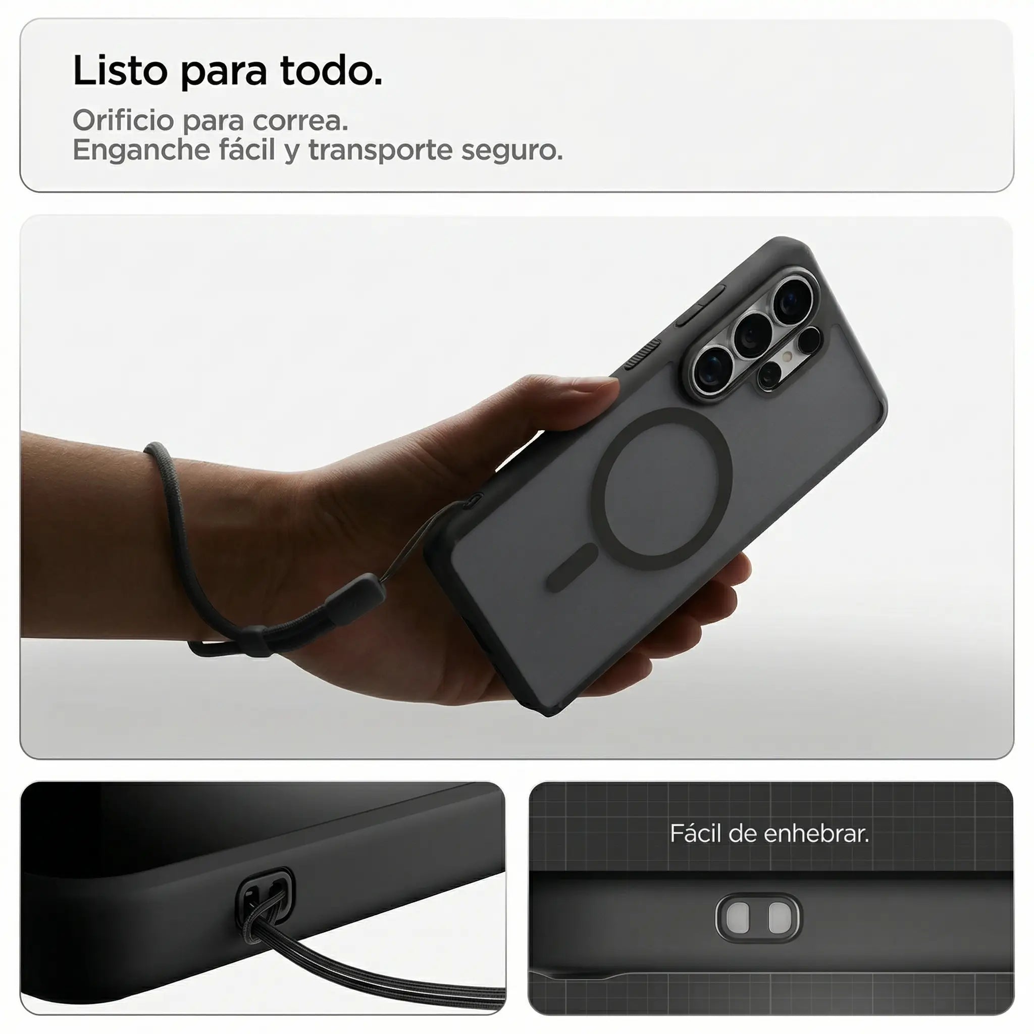 Case Spigen Ultra Hybrid Galaxy S26 Ultra (MagSafe) - Frost Black