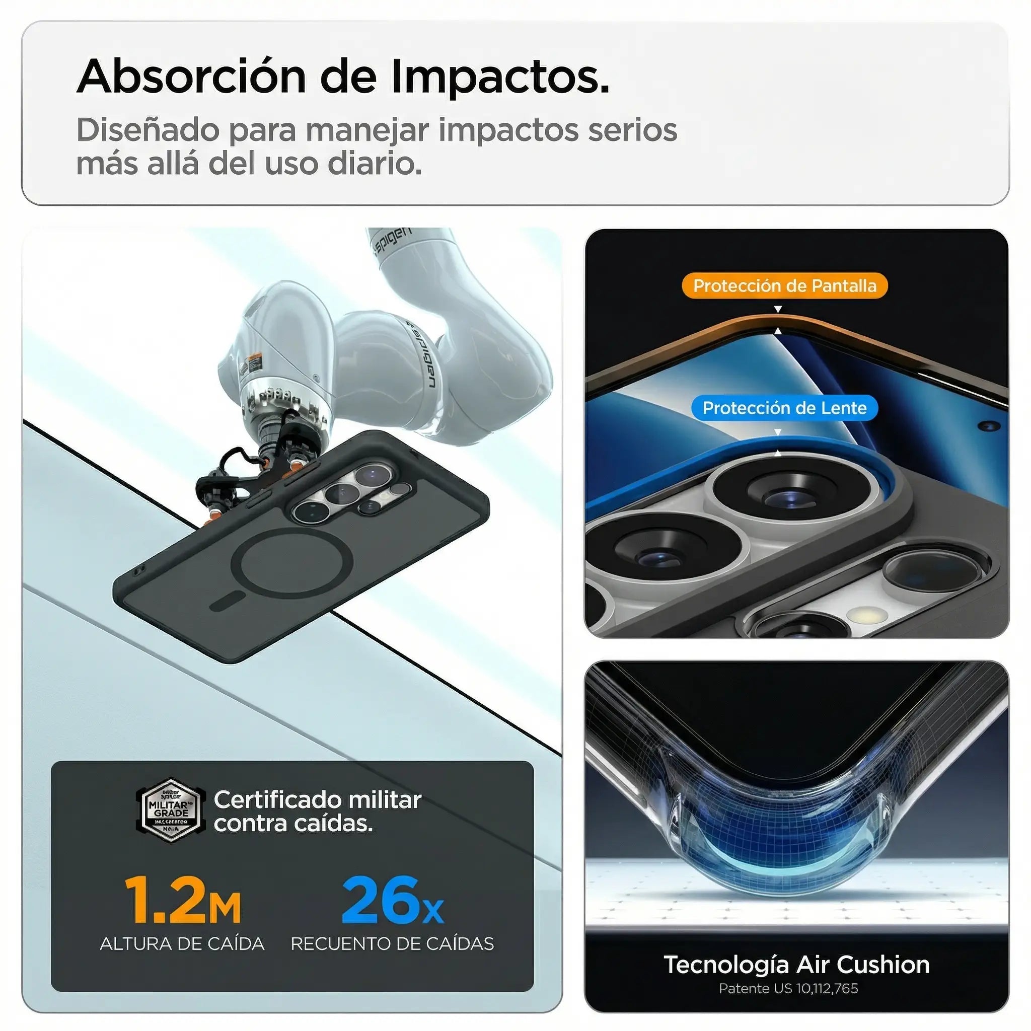 Case Spigen Ultra Hybrid Galaxy S26 Ultra (MagSafe) - Frost Black