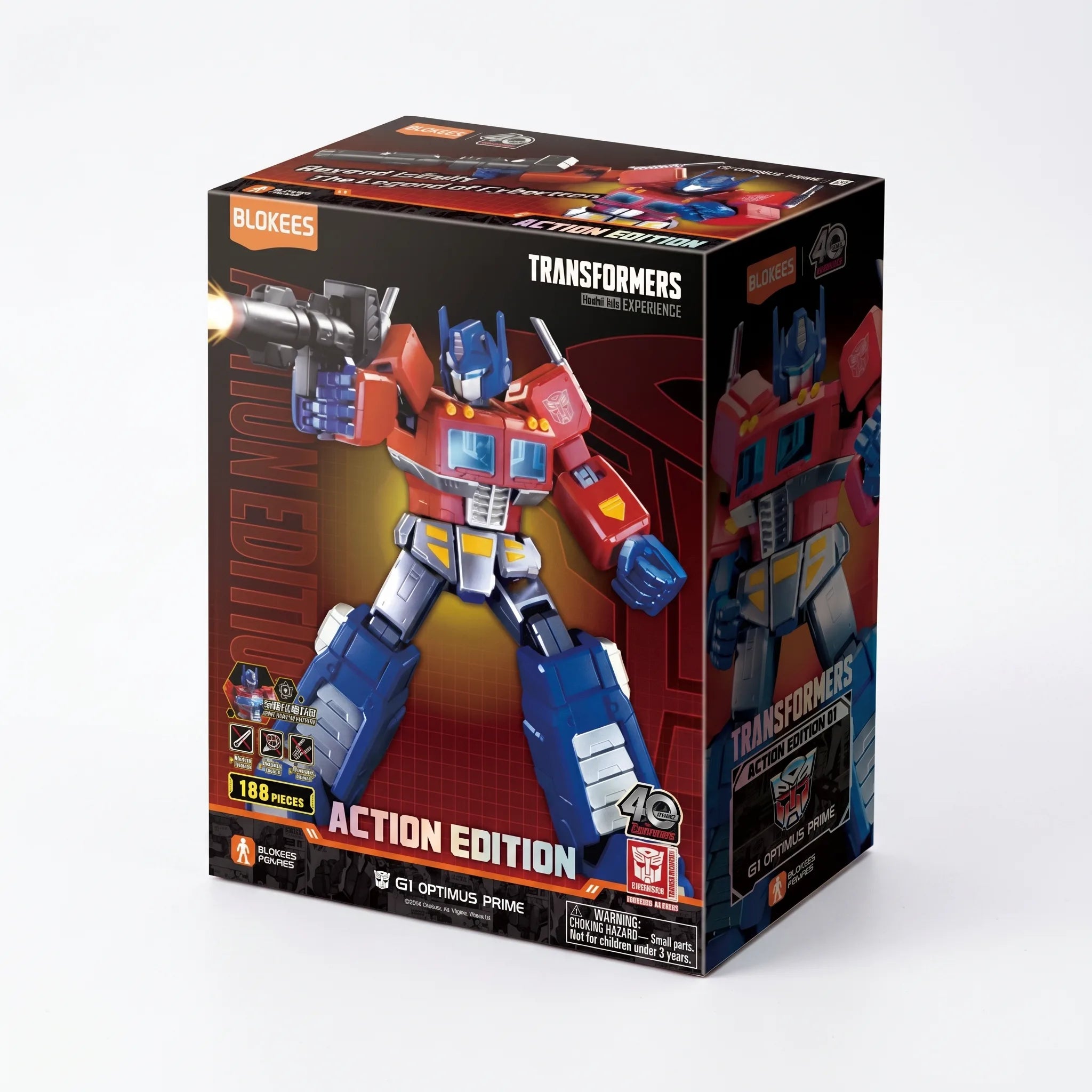Optimus Prime figura | Transformers Action Edition 01 G1 | Blokees
