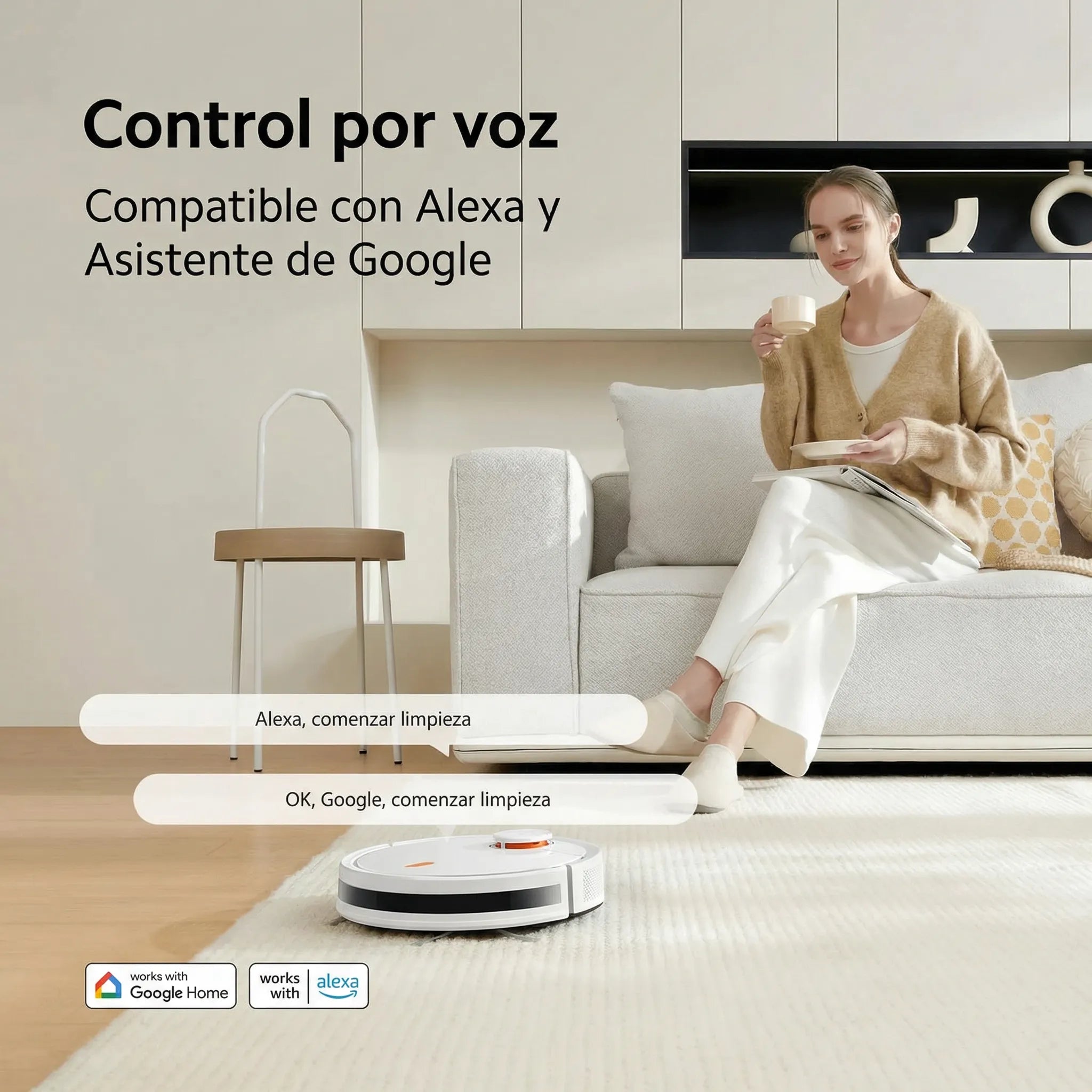 Xiaomi Aspiradora Robot E5 - Negro
