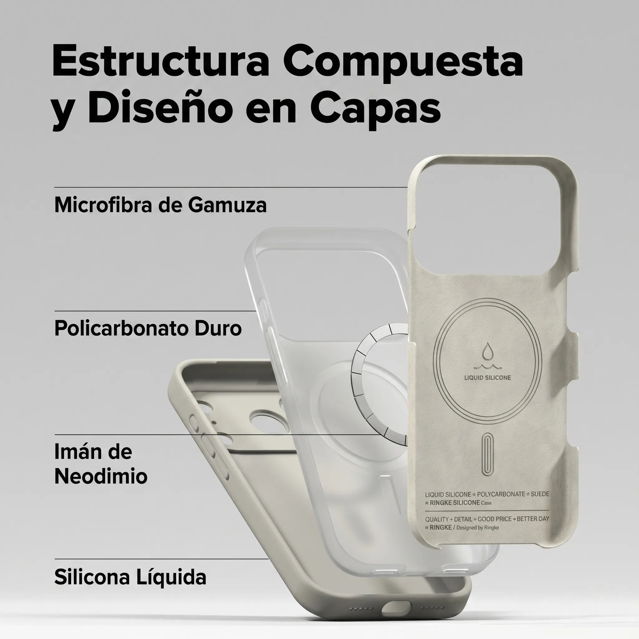 Case Ringke Silicone Magnetic iPhone 17 Pro Max (MagSafe)