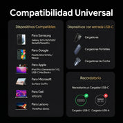 UGREEN Cable USB-C Gen4 240W 80Gbps USB4 16K/8K 60Hz 1M