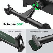 UGREEN Soporte Para Tablet Y Celular En Auto Con Giro 360°