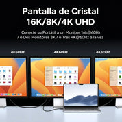 UGREEN Cable USB-C Thunderbolt 5 1M 240W - Para Carga y Video 16K