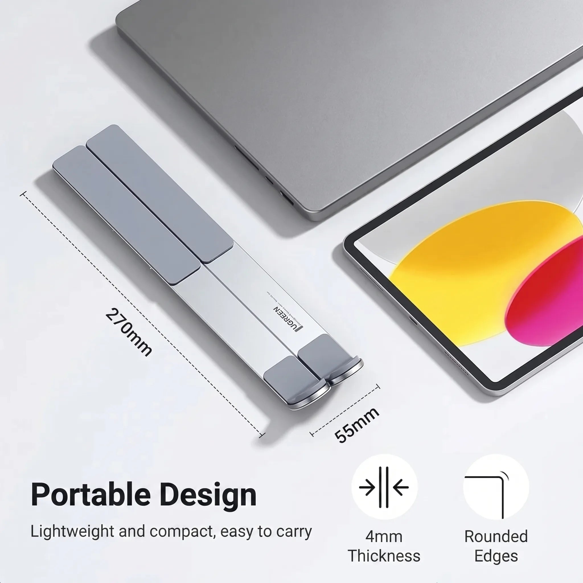 UGREEN Soporte Para Laptop Ajustable De Escritorio Ergonómico