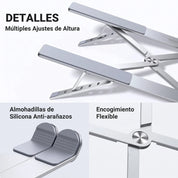 UGREEN Soporte Para Laptop Ajustable De Escritorio Ergonómico