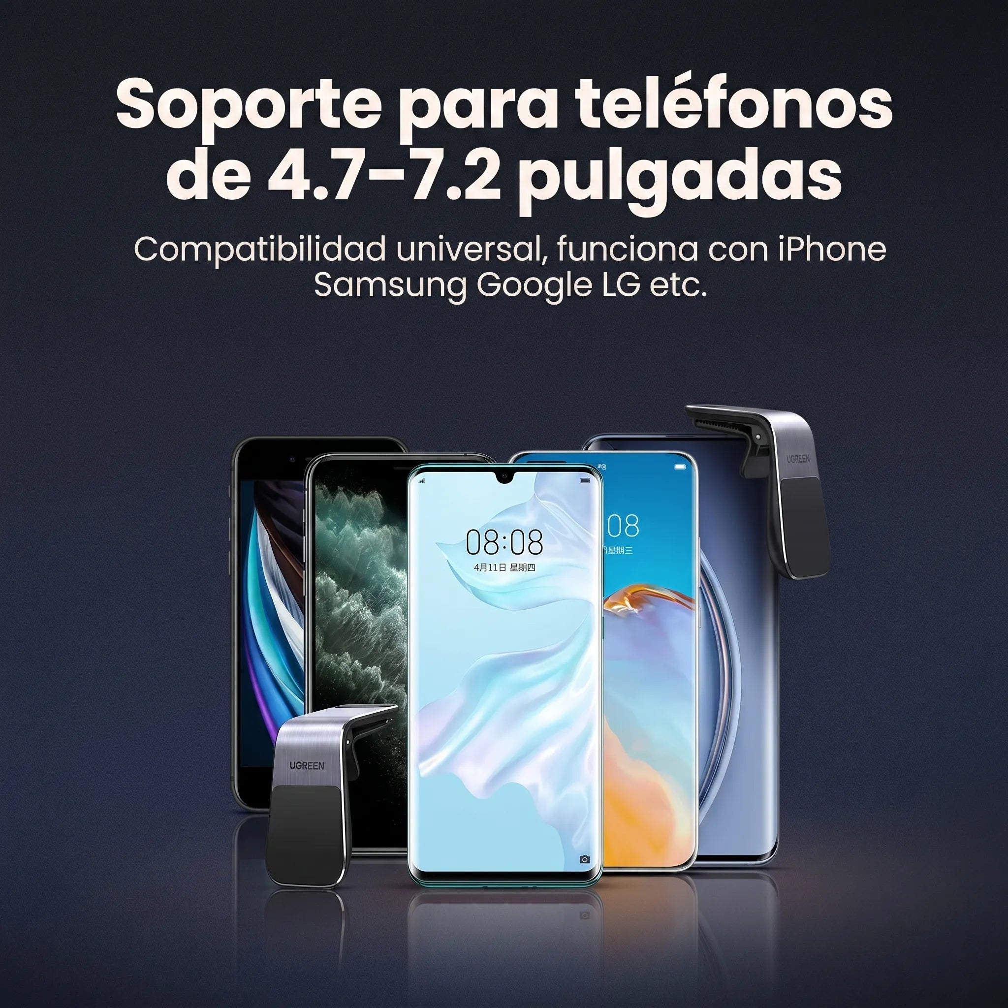 UGREEN Soporte Magnético Para Celular En Auto