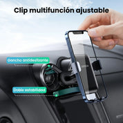UGREEN Soporte Para Celular En Auto Con Bloqueo Por Gravedad y Giro 360°
