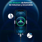 UGREEN Soporte Para Celular En Auto Con Bloqueo Por Gravedad y Giro 360°