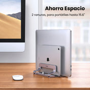 UGREEN Soporte Vertical Doble Para Laptop / Tablet De Escritorio