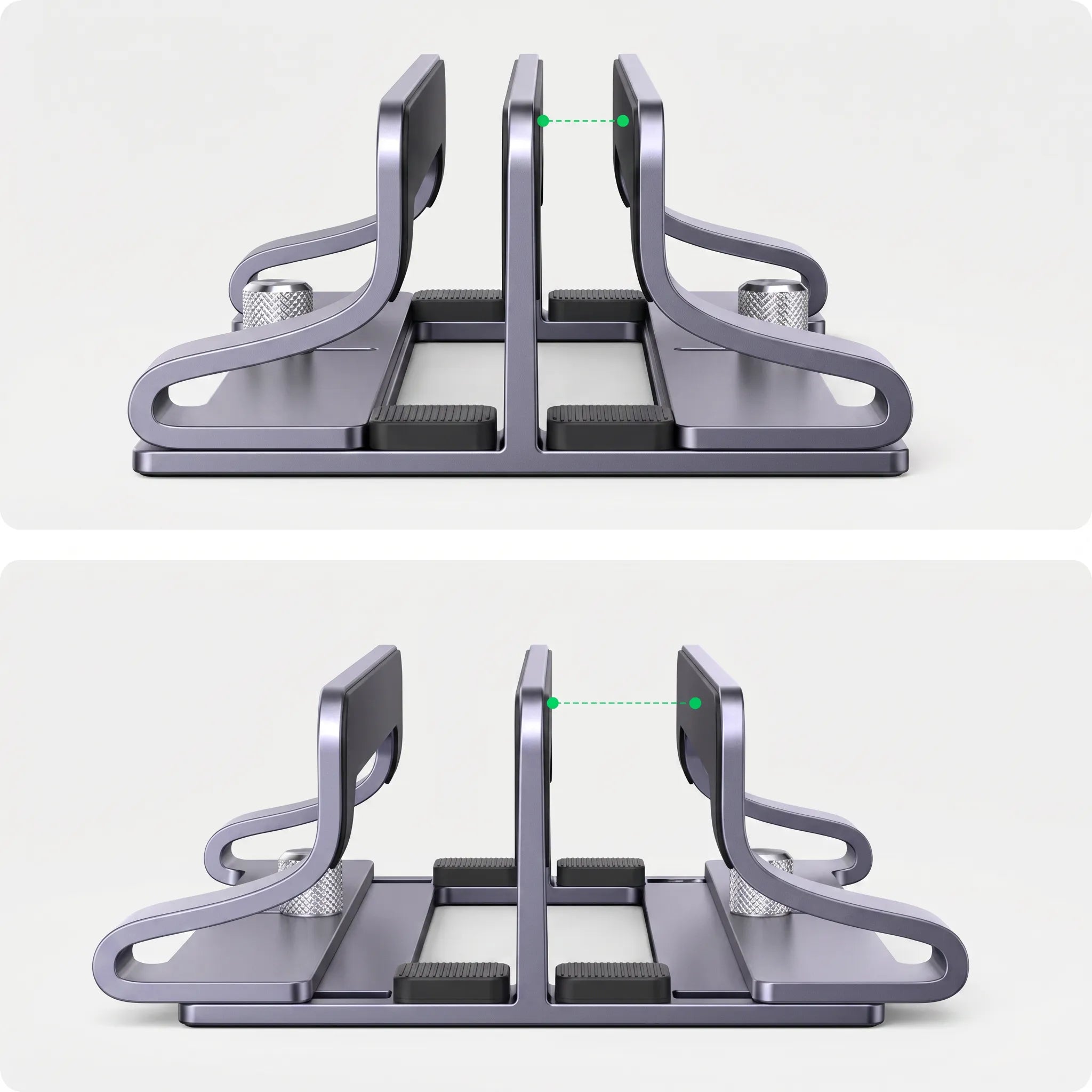UGREEN Soporte Vertical Doble Para Laptop / Tablet De Escritorio